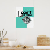 私はガレージに予定が入っていない ポスター (キッチン)