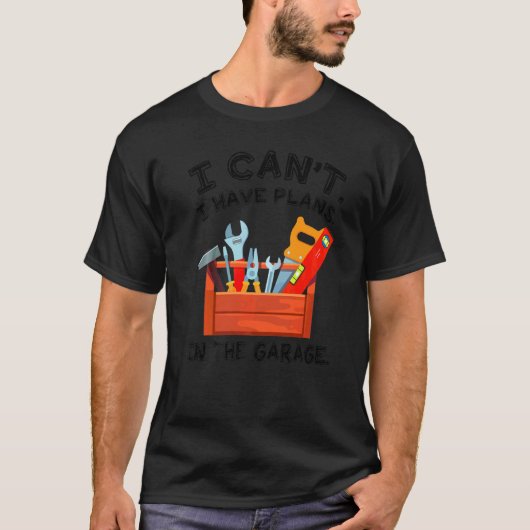 私はガレージに予定が入っていない Tシャツ (正面)