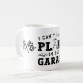 私はガレージの整備士に予定が入らなおもしろいい コーヒーマグカップ (正面左)