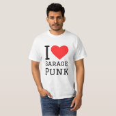私はガレージパンクスクウェアのステッカーが大好き Tシャツ (正面フル)