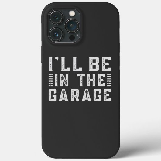 私はガレージ、車の愛好家に行く Case-Mate iPhoneケース (裏面)