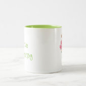 私はガーデニングが大好き2トンのマグカップ ツートーンマグカップ (中央)