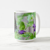 私はガーデニングの方がいい!蝶かわいらし コーヒーマグカップ (正面右)