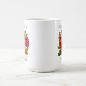 私はガーデニングを好む!フローラかわいらしコーヒーマグ コーヒーマグカップ (中央)