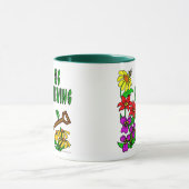 私はガーデニングガーデナースローガンマグを掘る マグカップ (中央)