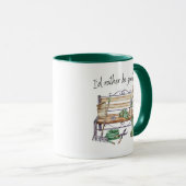 私はガーデニング水彩園にしたい マグカップ (正面右)