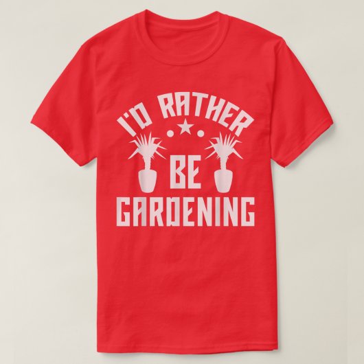 私はガーデニング農家ガーデナーガーデンの値リスト Tシャツ (デザイン正面)