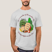 私はガーデン・クラブのメンバー愛ベギスlt tシャツ (正面)