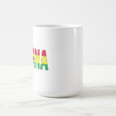 私はガーナを愛している コーヒーマグカップ (中央)