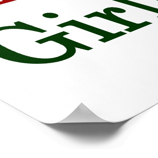 私はガールフレンドがイタリアン欲しい ポスター (角)