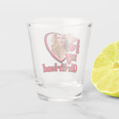 私はガールフレンドが大好カスタムき ショットグラス (裏面)