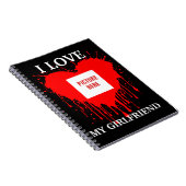 私はガールフレンドのバレンティカスタムーの日が大好き ノートブック (右側)