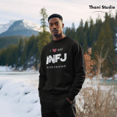 私はガールフレンドの性格特徴バレンタインが大好き スウェットシャツ