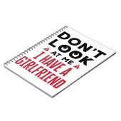 私はガールフレンドBFを持っている私を見なおもしろいい ノートブック (左側)