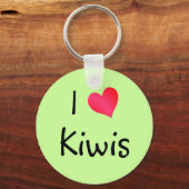 私はキウイが大好き キーホルダー (正面)