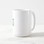 私はキウイが大好き コーヒーマグカップ (正面右)