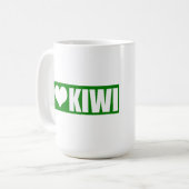 私はキウイが大好き コーヒーマグカップ (正面左)