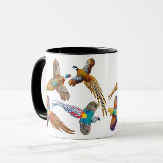 私はキジの信号器のマグを愛します マグカップ (正面左)