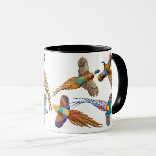 私はキジの信号器のマグを愛します マグカップ (正面右)