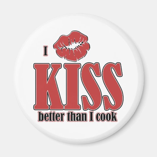 私はキスより良い調理師 マグネット (正面)