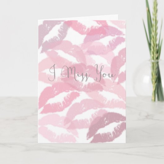 私はキスを恋しく思います カード (正面)