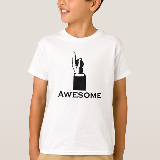 私はキッズ素晴らしTシャツだ Tシャツ (正面)