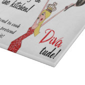 「私はキッチンで演奏するのが大好き – 私は調理師のフリ…」 カッティングボード (角)