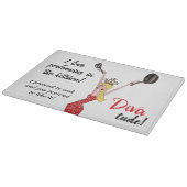 「私はキッチンで演奏するのが大好き – 私は調理師のフリ…」 カッティングボード (角)