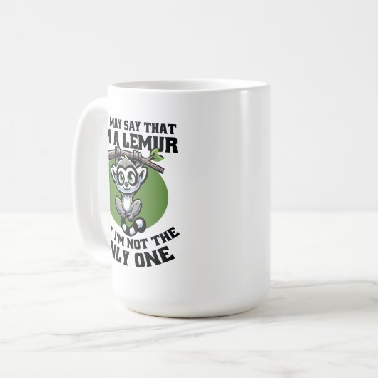 私はキツネだと言ってもいいが、私だけではない コーヒーマグカップ (正面左)