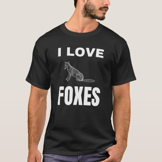 私はキツネ Tシャツ (正面)