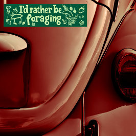 私はキノコの果実の植物を保存したい バンパーステッカー