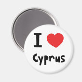 私はキプロスが大好きだ マグネット (正面/裏面)