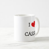 私はキャシーを愛する コーヒーマグカップ (正面右)