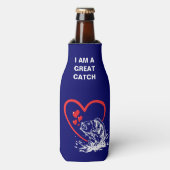 私はキャッチ素晴らしモノグラムラブ魚釣り ボトルクーラー (ボトル正面)