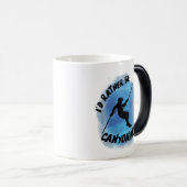 私はキャニオナーヴィンテージをキャニオニングしたい モーフィングマグカップ (正面右)