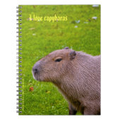 私はキャピバラスノートが大好き ノートブック (正面)