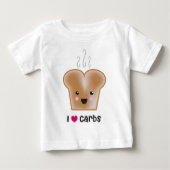 私はキャブレターを愛します ベビーTシャツ (正面)