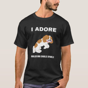 私はキャリバリーキングチャールズスパニエル犬 Tシャツ