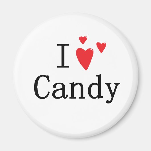 私はキャンディが大好き マグネット (正面)