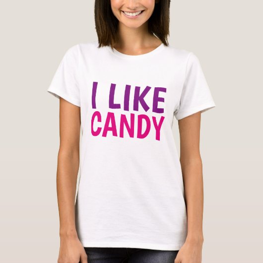 私はキャンディが好きで、ヴィンテージのTシャツ Tシャツ (正面)