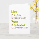 私はキャンディだ。 カード (黄色い花)