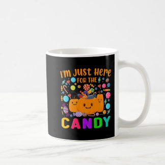 私はキャンディのおもしろいハロウィンキャンディパのためにここにいる コーヒーマグカップ
