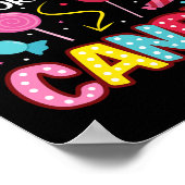 私はキャンディのハロウィーンかわいいロリポのためにここにいる ポスター (角)