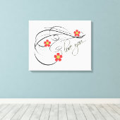 私はキャンバスが大好き キャンバスプリント (インサイチュ (ウッドフロア))