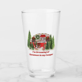 私はキャンパーでクリスマスの夢を見ている タンブラーグラス