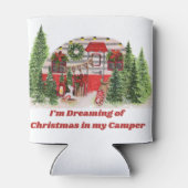 私はキャンパーでクリスマスの夢を見ている 缶クーラー (裏面)