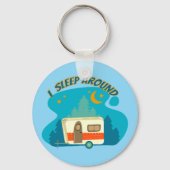 私はキャンパーのまわりにヴァンキャンピングエクスプローラー自然 キーホルダー (裏面)