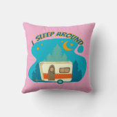 私はキャンパーのまわりにヴァンキャンピングエクスプローラー自然 クッション (裏面)