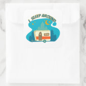 私はキャンパーのまわりにヴァンキャンピングエクスプローラー自然 スクエアシール (バッグ)