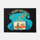 私はキャンパーのまわりにヴァンキャンピングエクスプローラー自然 ドアマット (正面)